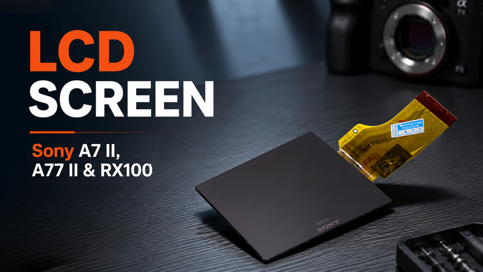 How to Replace LCD Screen for Sony A7 II, A77 II & RX100