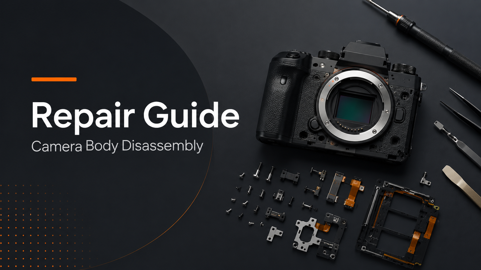 How to Replace LCD Screen for A7 II A77 II RX100