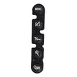 PhotoTrust Rear Back Button Rubber Cover Key Replacement Menu Zoom Compatible with Nikon D300 D300S D700 D600 D610