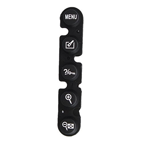 PhotoTrust Rear Back Button Rubber Cover Key Replacement Menu Zoom Compatible with Nikon D300 D300S D700 D600 D610