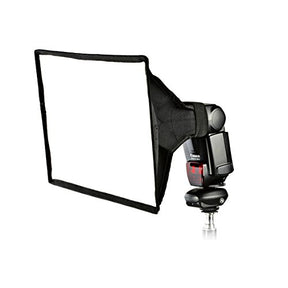 PhotoTrust 8"×12" Universal Collapsible Square Softbox Diffuser Compatible with Nikon SB-500 SB-700 SB-800 SB-900 SB-910