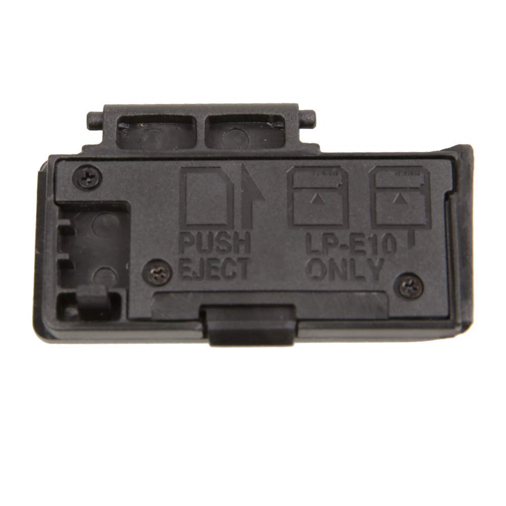 PhotoTrust 2 Pieces Battery Door Cover Lid Cap Replacement Repair Part Compatible with Canon EOS 1100D EOS Rebel T3 DSLR