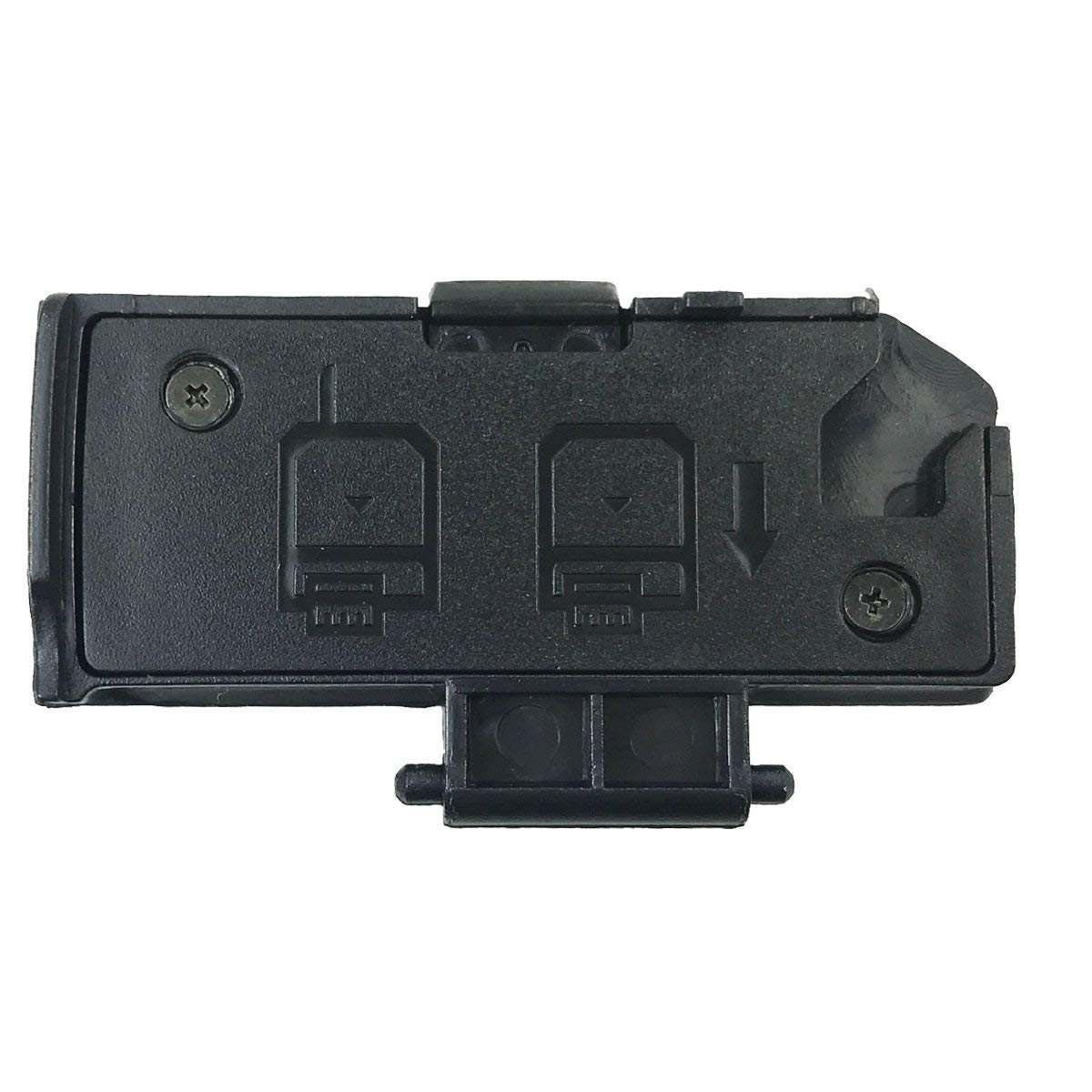 PhotoTrust 2 Pieces Battery Door Cover Lid Cap Replacement Repair Part Compatible with Canon EOS 1000D 450D 500D Rebel X