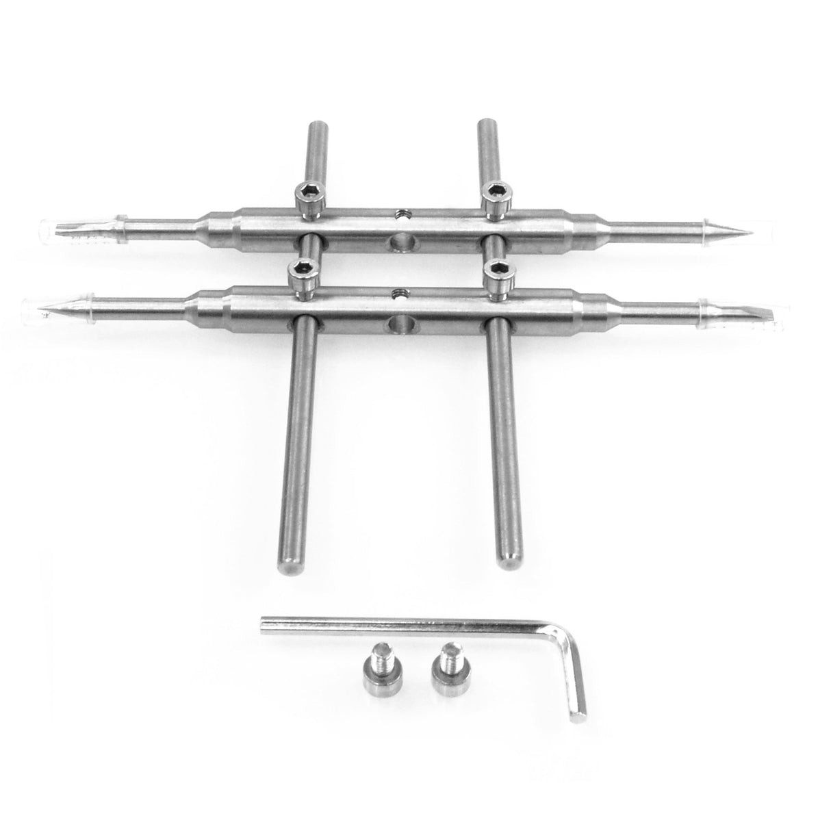 PhotoTrust Professional Stainless Steel Flat & Pointed Tips Lens Spanner Wrench Repairing Opening Tool For Most Cameras 