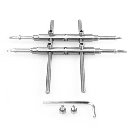 PhotoTrust Professional Stainless Steel Flat & Pointed Tips Lens Spanner Wrench Repairing Opening Tool For Most Cameras 