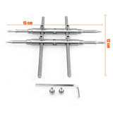 PhotoTrust Professional Stainless Steel Flat & Pointed Tips Lens Spanner Wrench Repairing Opening Tool For Most Cameras 